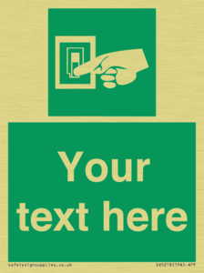 Custom Light Switch Sign